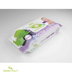 DR. WIPES - Vlažne maramice sa ekstraktom grožđa sa poklopcem DR. WIPES - Vlažne maramice sa ekstraktom grožđa sa poklopcem